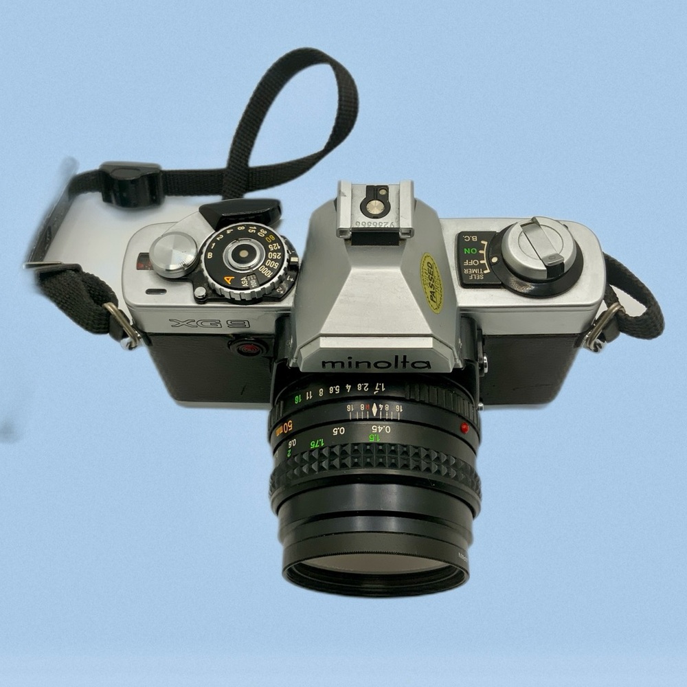 minolta xg 9 vintage 35mm camera 50mm minolta lens made in japan slr - Picture 2 of 7